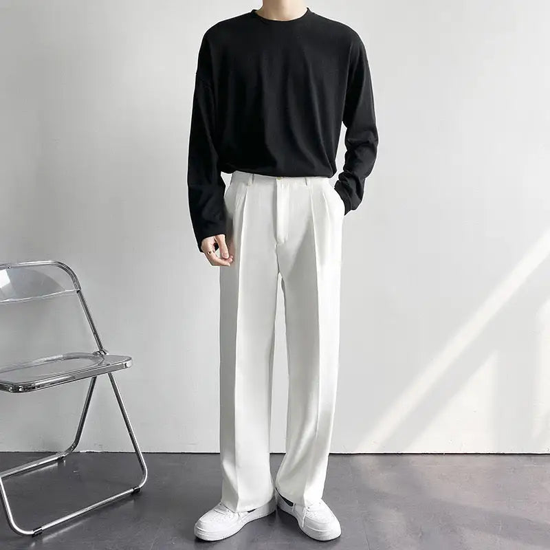 Minimalist Wide-Leg Trousers