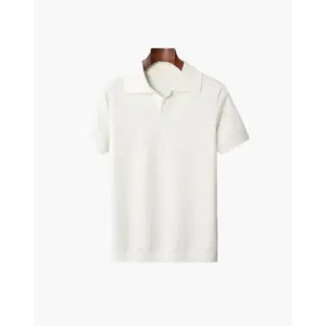 Monaco Knit Polo - White / M
