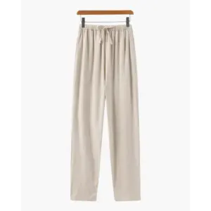 Nomad Slim Linen Pantalon - Beige / S