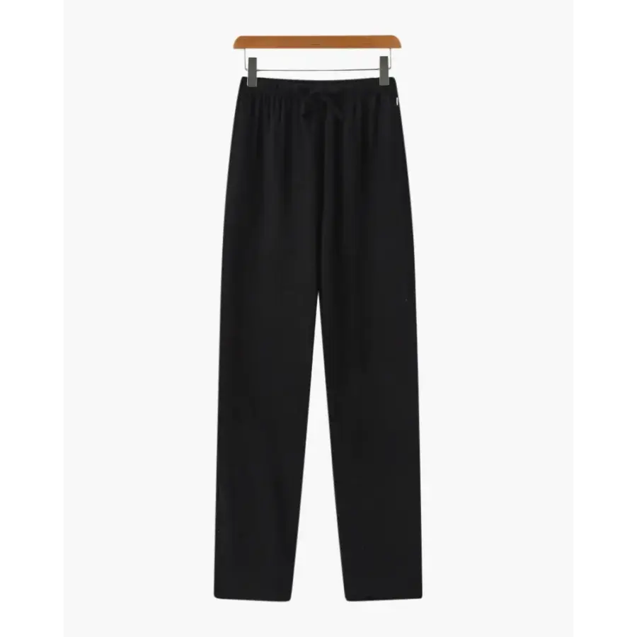 Nomad Slim Linen Pantalon - Black / S