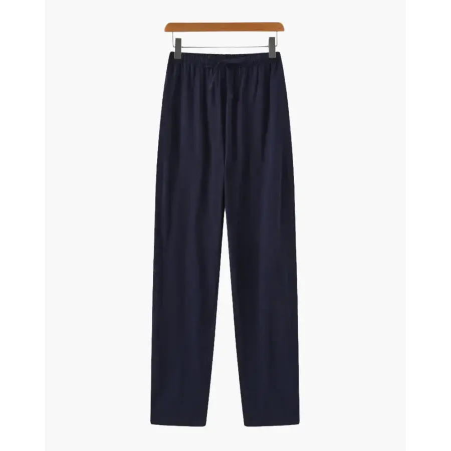 Nomad Slim Linen Pantalon - Blue / S