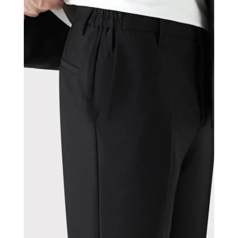 Men's smart casual black blazer set, tailored fit, sizes S to XXL