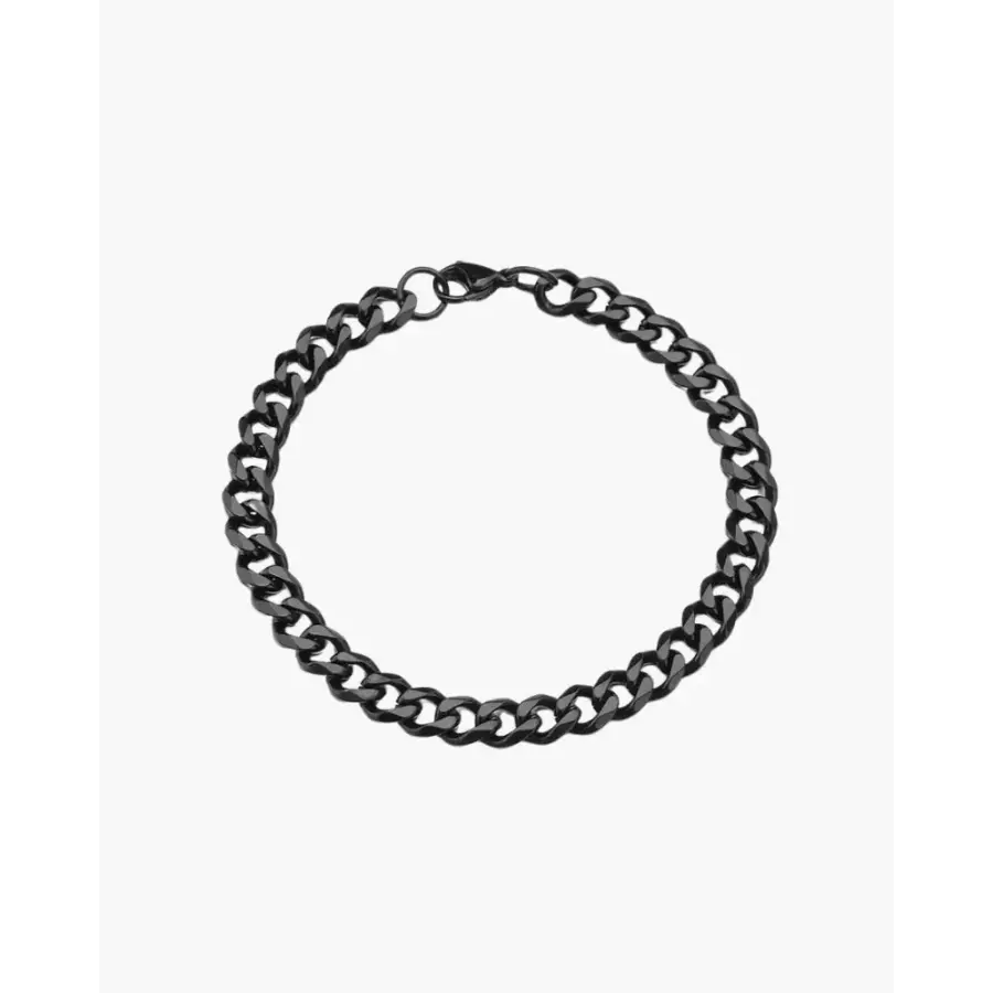 Old Money Chained Bracelet - Black / 3mm