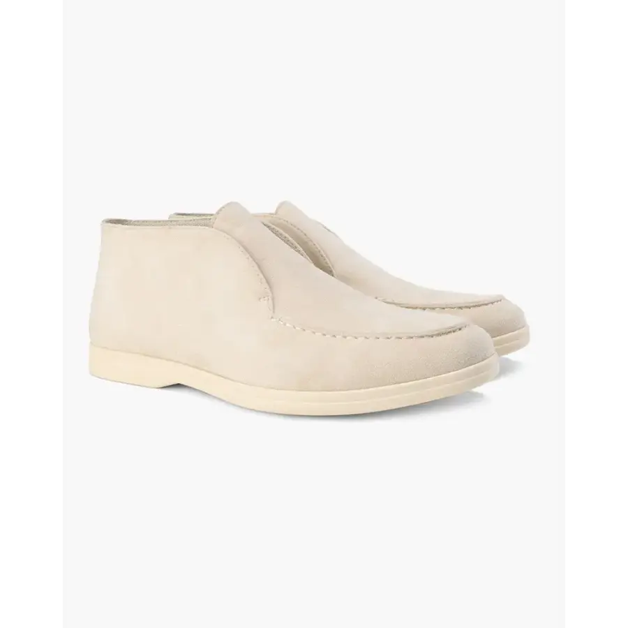 Old Money High Suede Loafers - Beige / 6