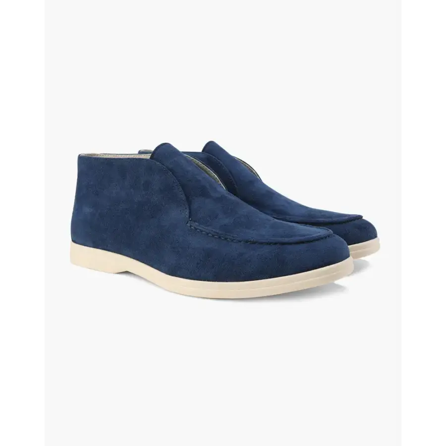 Old Money High Suede Loafers - Marine / 6