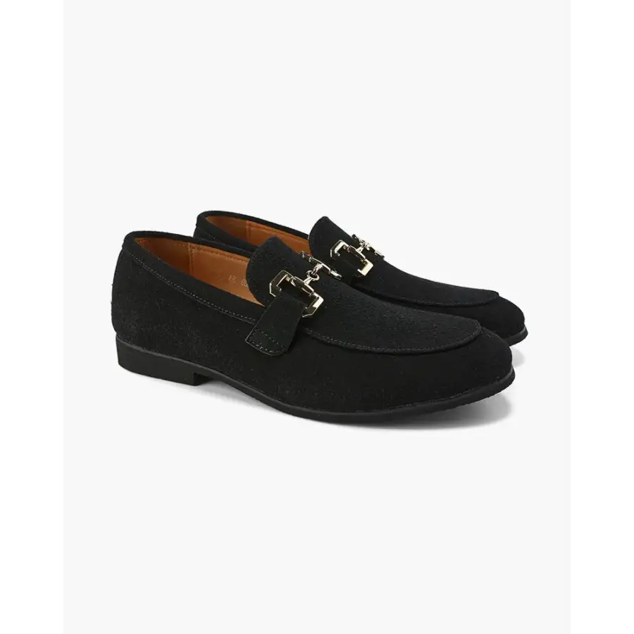 Old Money Horsebit Buckle Loafers - Black / EU 38 / US 5 / UK 4