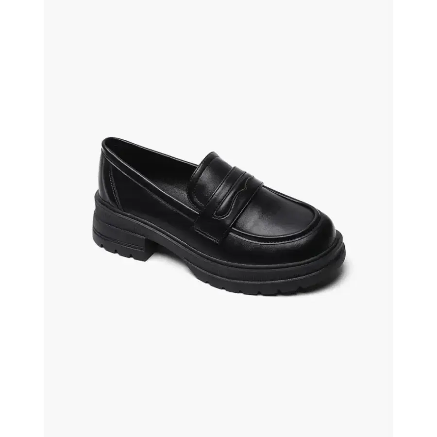 Old Money Leather Loafers - Plain / 34
