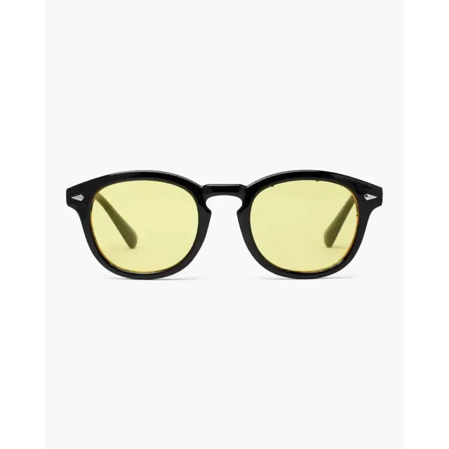 Old Money Style Tinted Shades in yellow tint, polycarbonate scratch-resistant lens