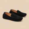 Old Money Suede Driver Loafers - Black EU 38 / UK 5 / US 5.5