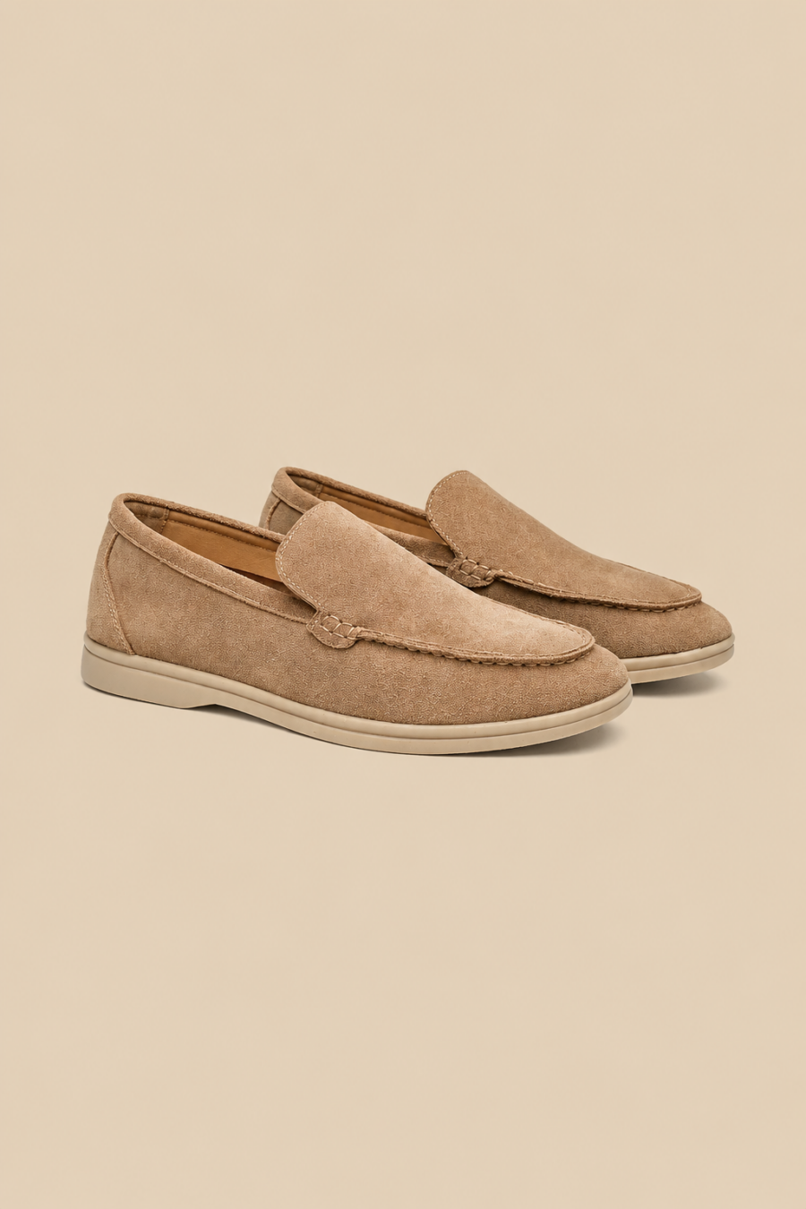 Old Money Suede Loafers - Caramel EU 39 / US 6 / UK 5
