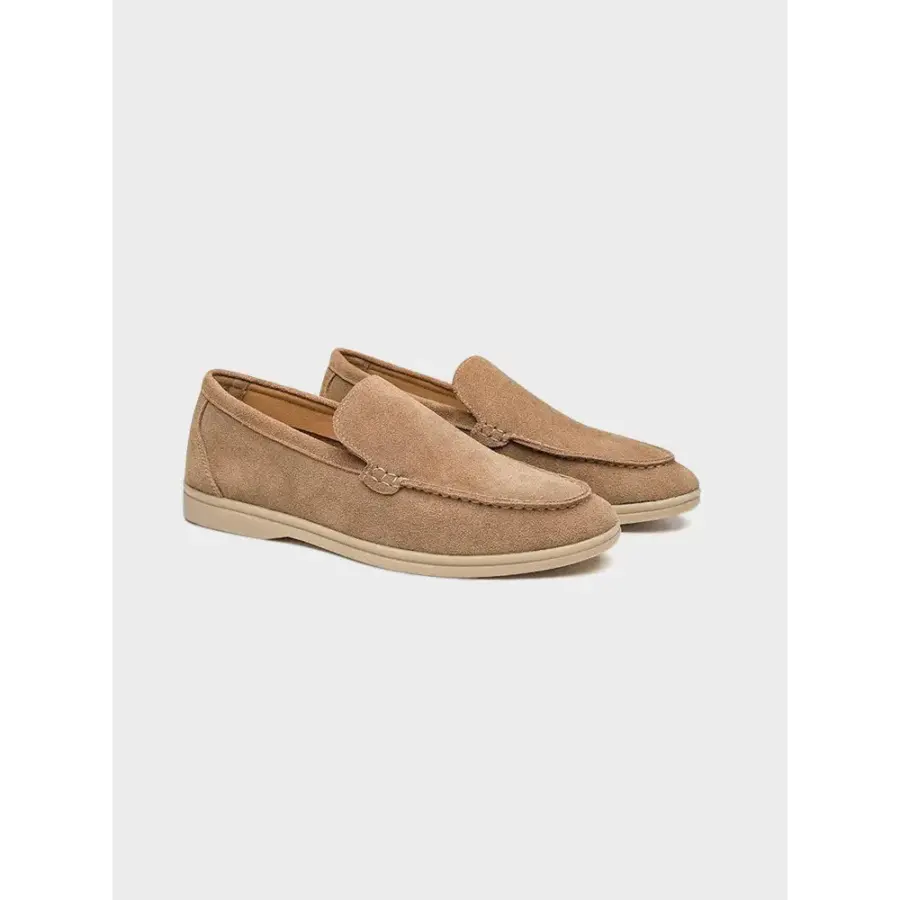 Old Money Suede Loafers - Caramel / EU 39 / US 6 / UK 5