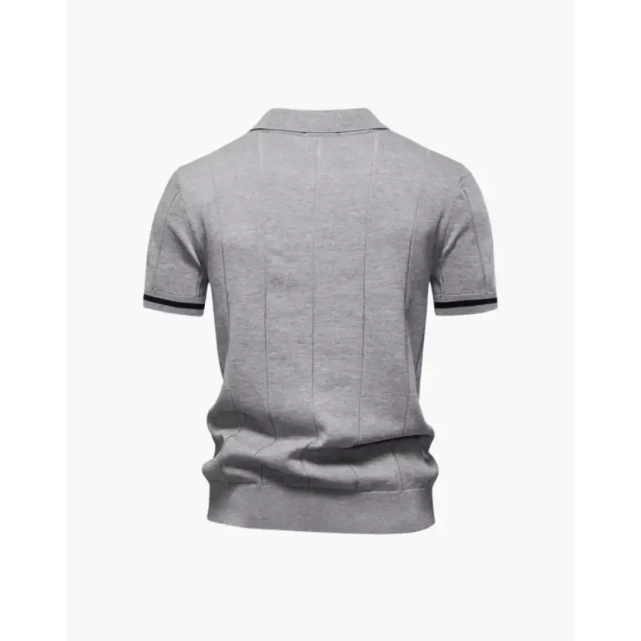 Old Money Zip Polo Shirt
