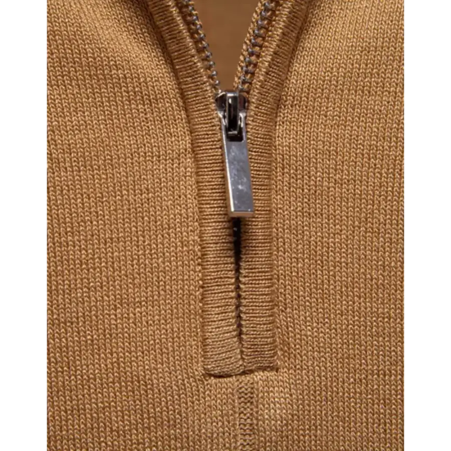 Old Money Zip Polo Shirt