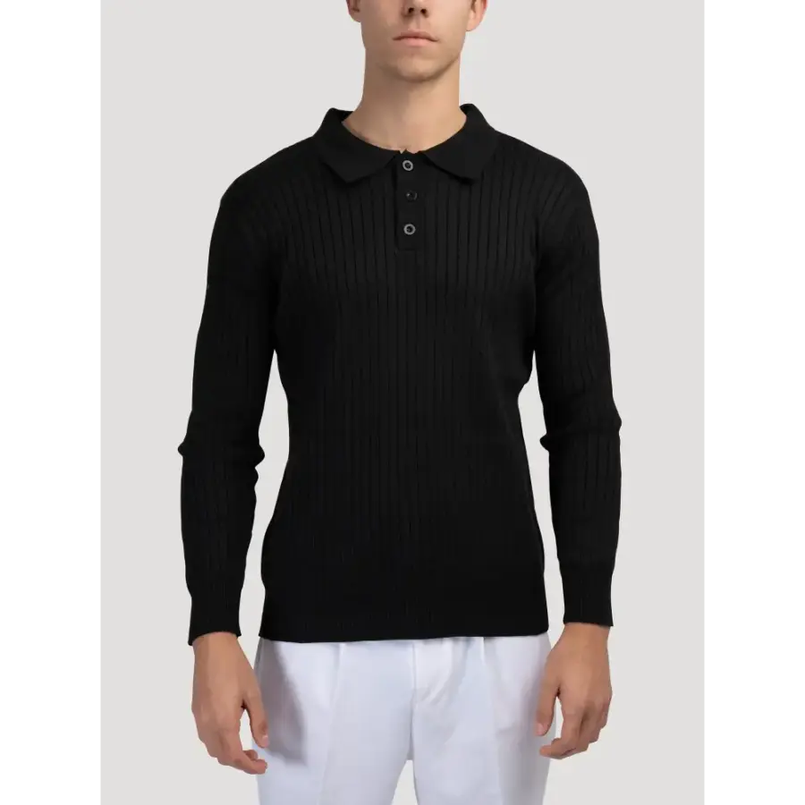 Prestige Ribbed Knit Polo