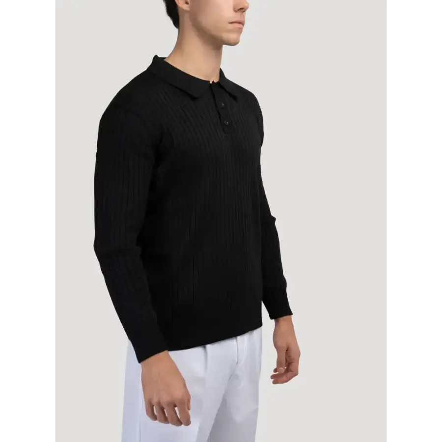 Prestige Ribbed Knit Polo