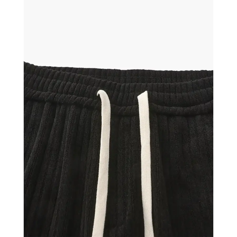 Tailored corduroy pants pocket construction detail