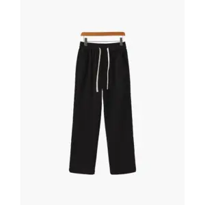 refined-corduroy-pants-black-xs-632 Refined corduroy pants black, straight fit, front view