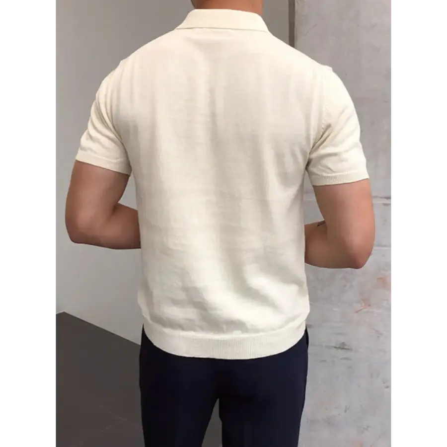 Refined Knit Polo Shirt