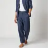 Relaxed Linen Drawstring Trousers