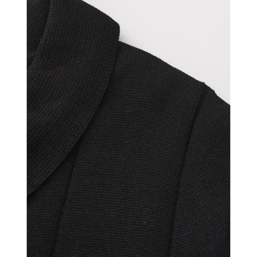 Retro Knit Polo Shirt