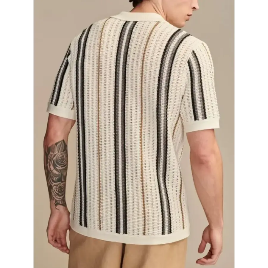 Retro Knit Stripe Shirt