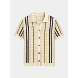 Retro Knit Stripe Shirt
