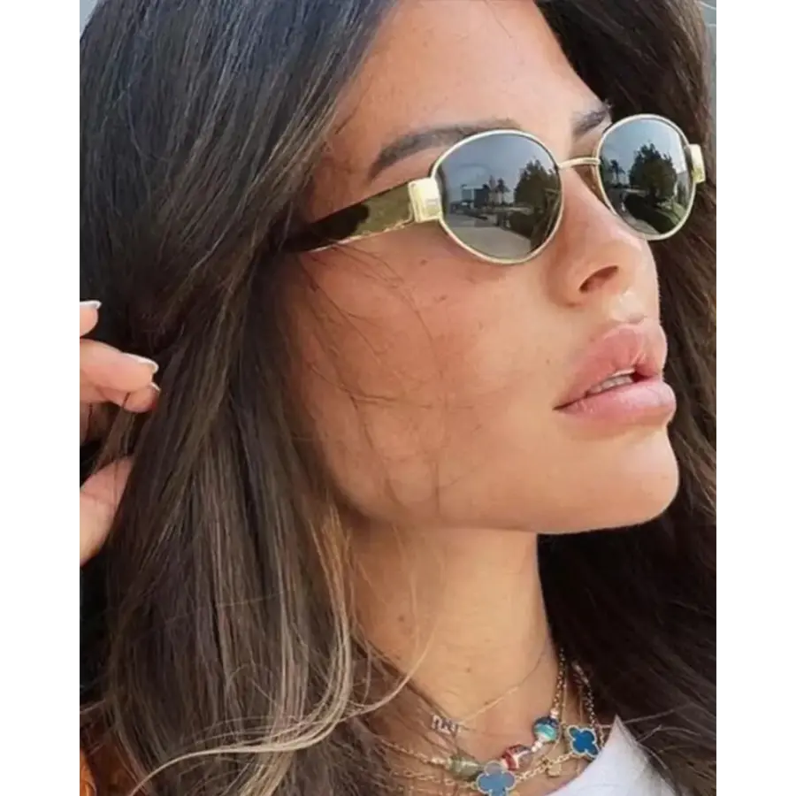 Retro Oval Sunglasses