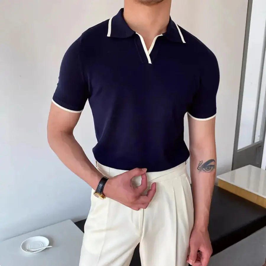 Riviera Contrast Collar Polo