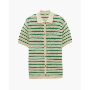 Riviera Knit Button Shirt - L