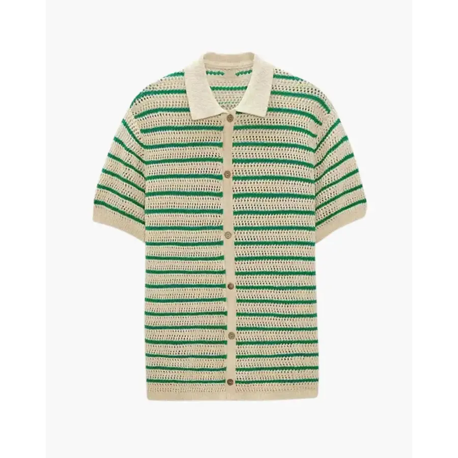 Riviera Knit Button Shirt - L