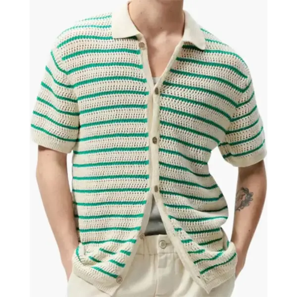 Riviera Knit Button Shirt - S