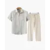 Riviera Linen Set - Beige / Beige / XS