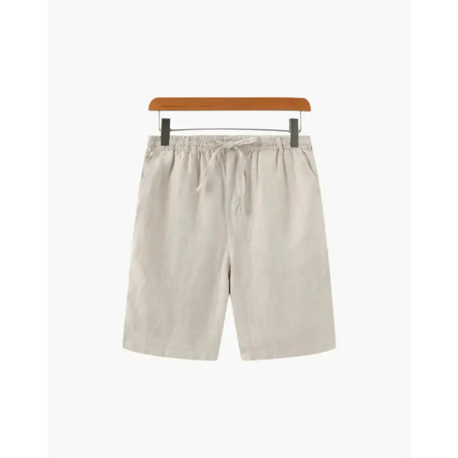 Riviera Linen Shorts - Beige / S