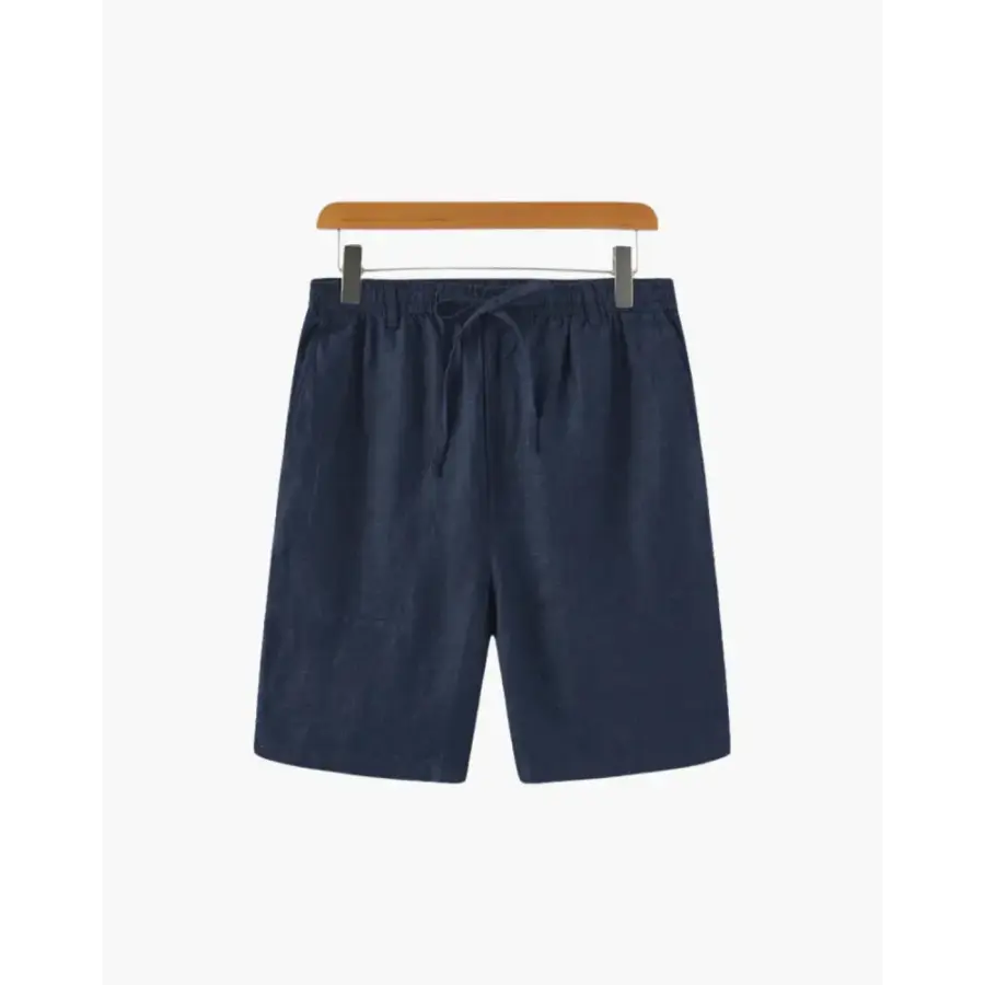 Riviera Linen Shorts - Navy / S
