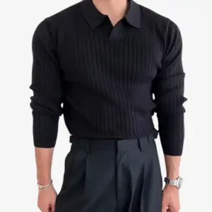 riviera-ribbed-knit-polo-429 Riviera Ribbed Knit Polo