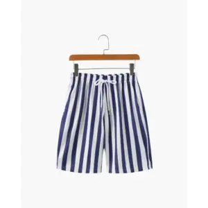 Riviera swim shorts in white, flat lay front view showing low-rise brief silhouette and elasticated waistband