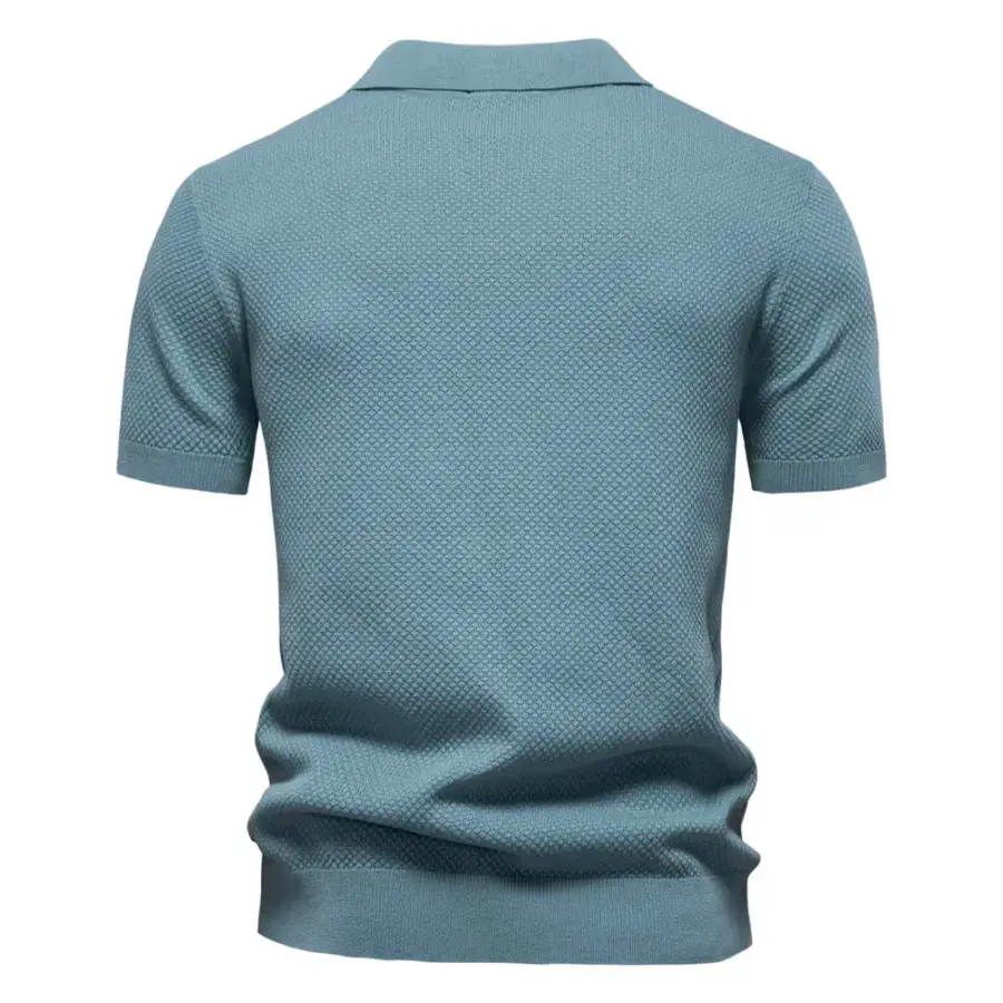 Riviera Textured Knit Polo