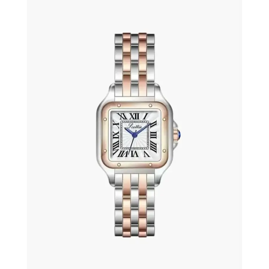 Rose Gold Steel Lady Watch