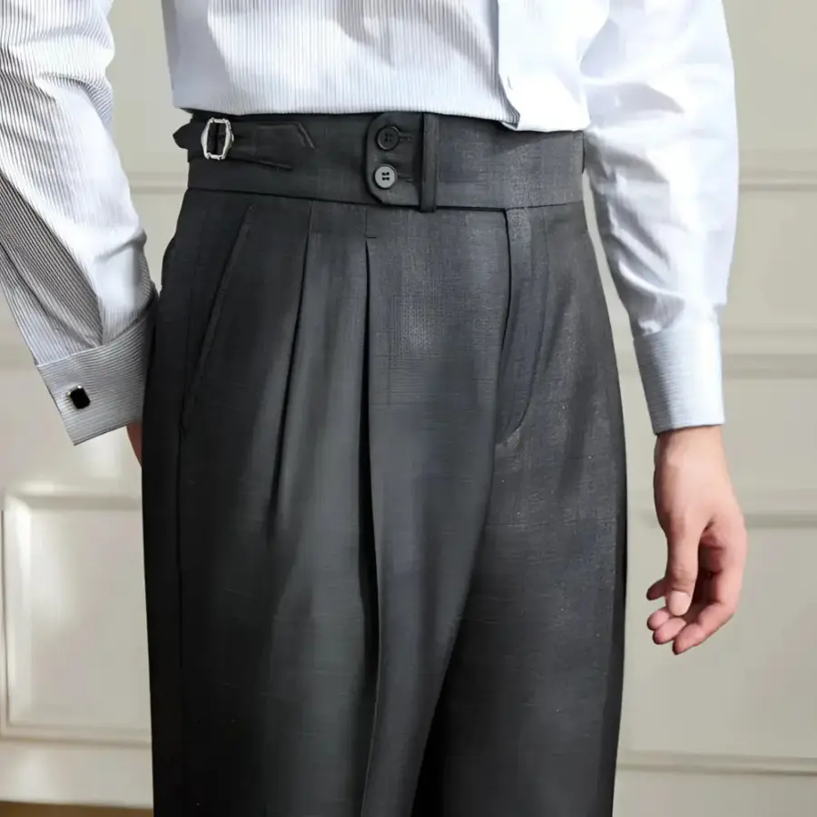 Sartorial Side-Adjuster Trousers - Granite Gray / 28
