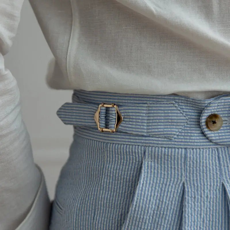 Seersucker Sartorial Trousers