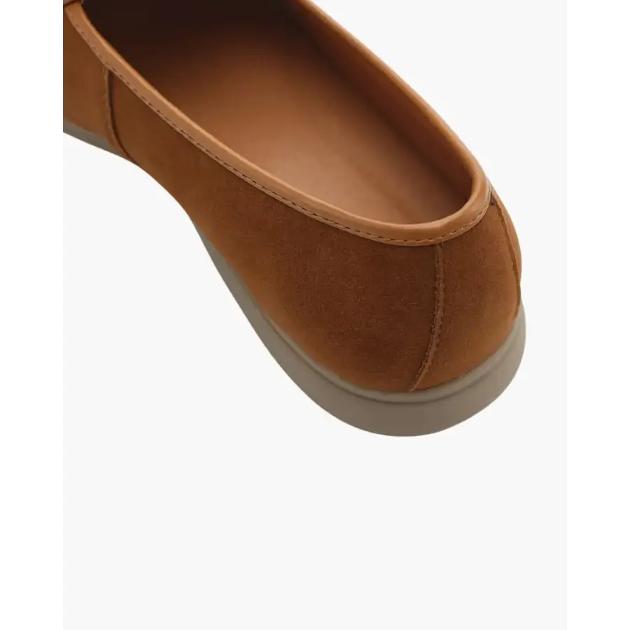 Signature leather loafer with dust bag, unboxing view