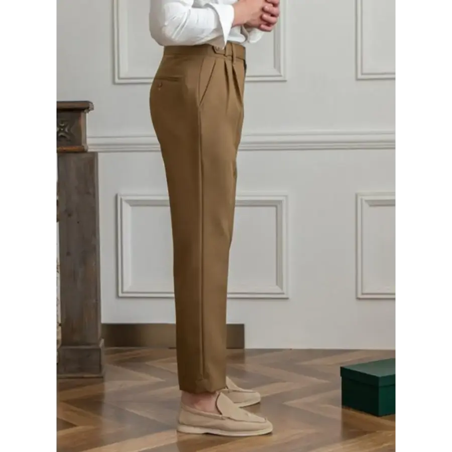Signature Pleated Trousers