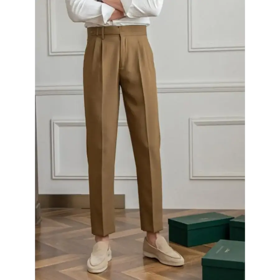 Signature Pleated Trousers