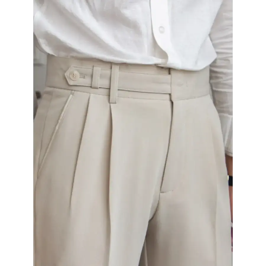 Signature Pleated Trousers