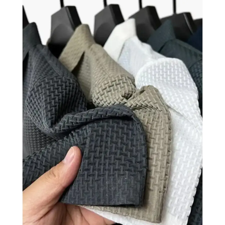 Silken Airflow breathable mesh polo front view straight fit