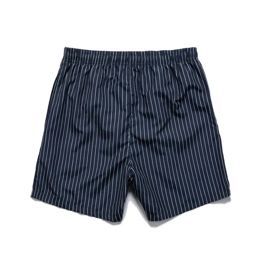 Striped Navy Drawstring Shorts