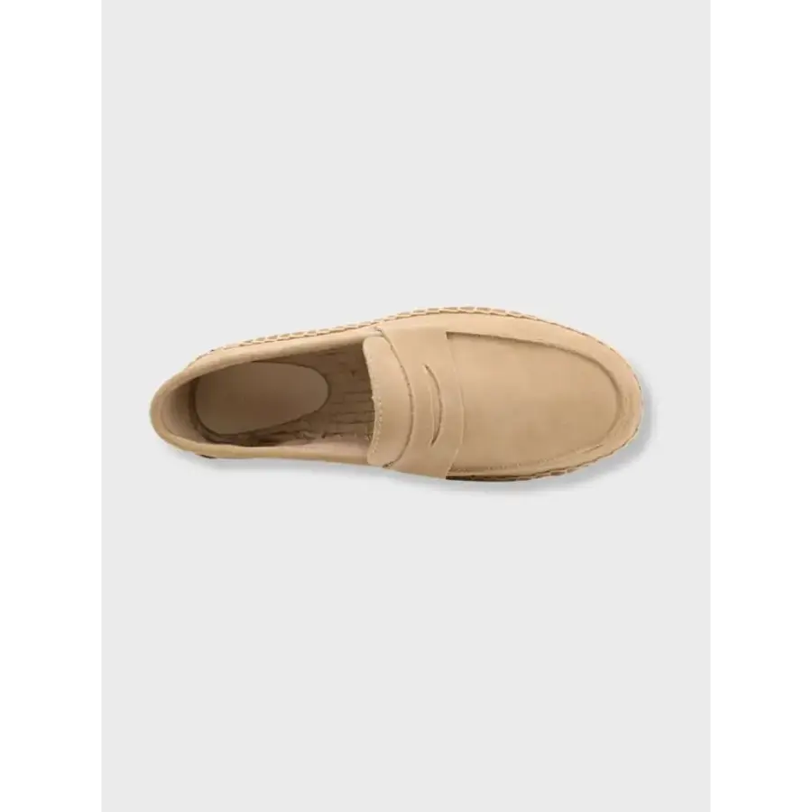Suede Espadrille Loafers