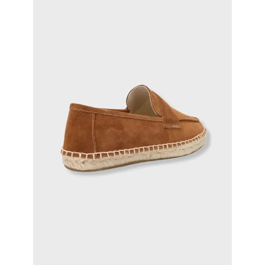Suede Espadrille Loafers