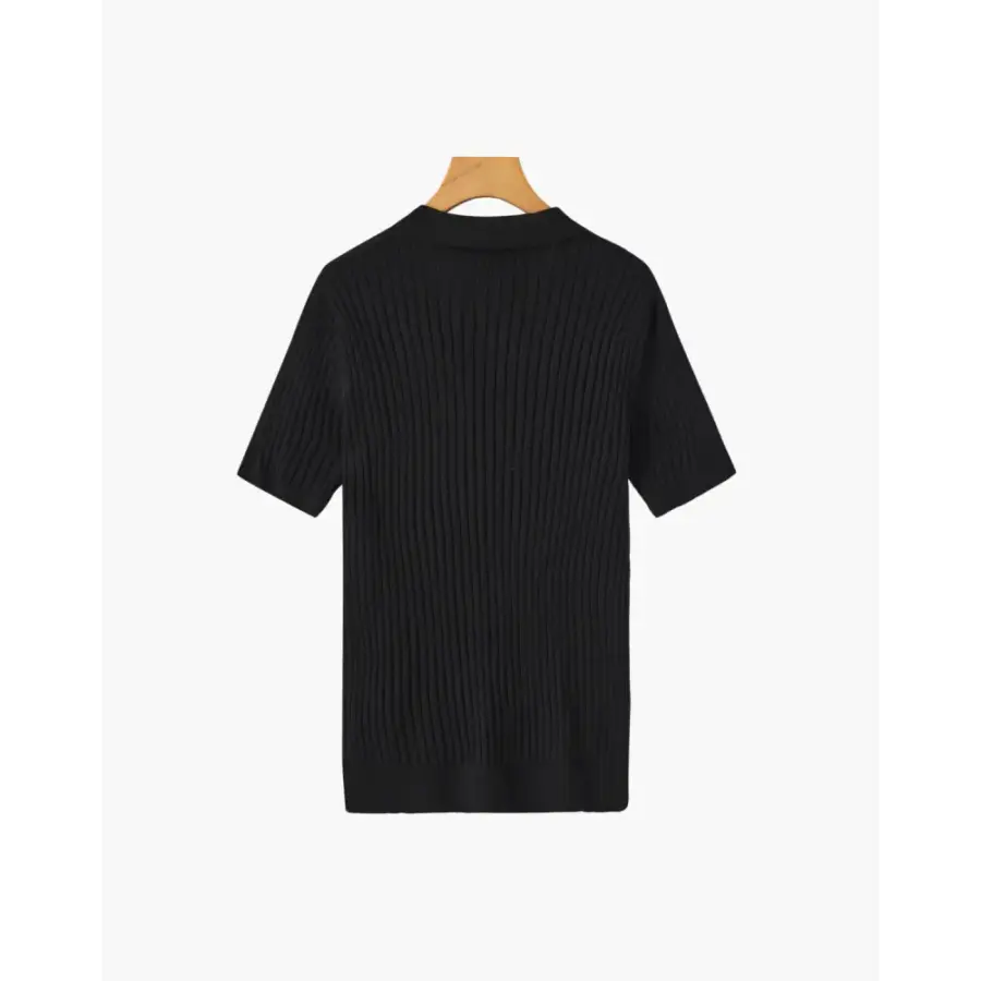Textured Knit Polo