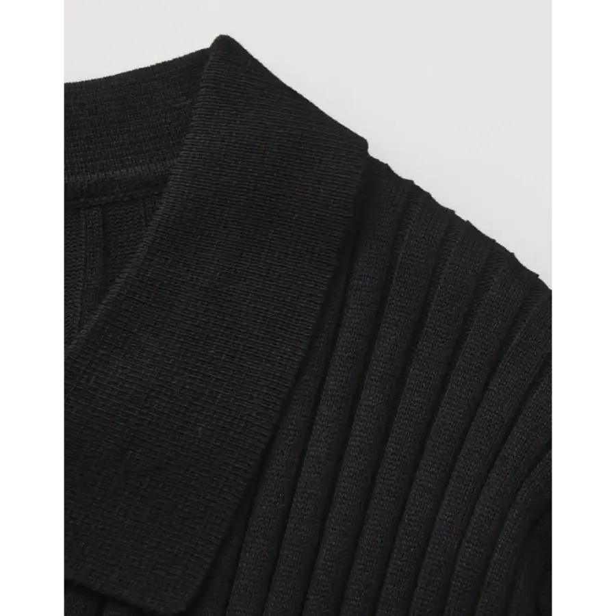 Textured Knit Polo